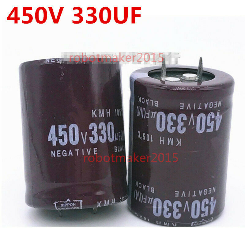 2 Pins Aluminum Electrolytic Capacitor 450V 330uF 330mfd 30X40 mm Radial
