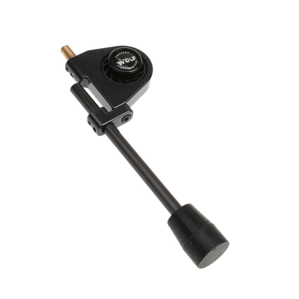 Outdoor Alloy Archery Stabilizer Bow String Suppressor Stop Silencer Black