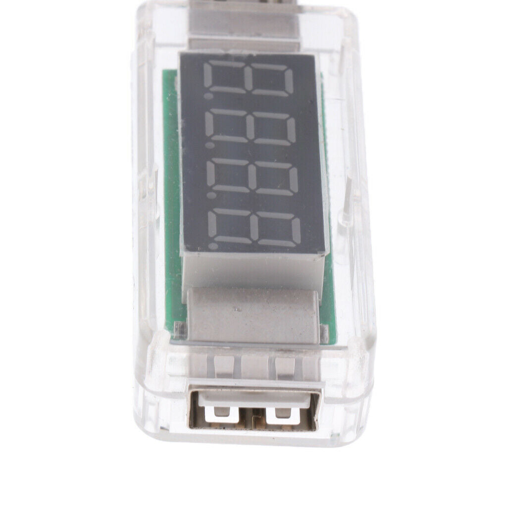 2x USB Power Tester Current Detector Voltage Power Meter for Power Bank