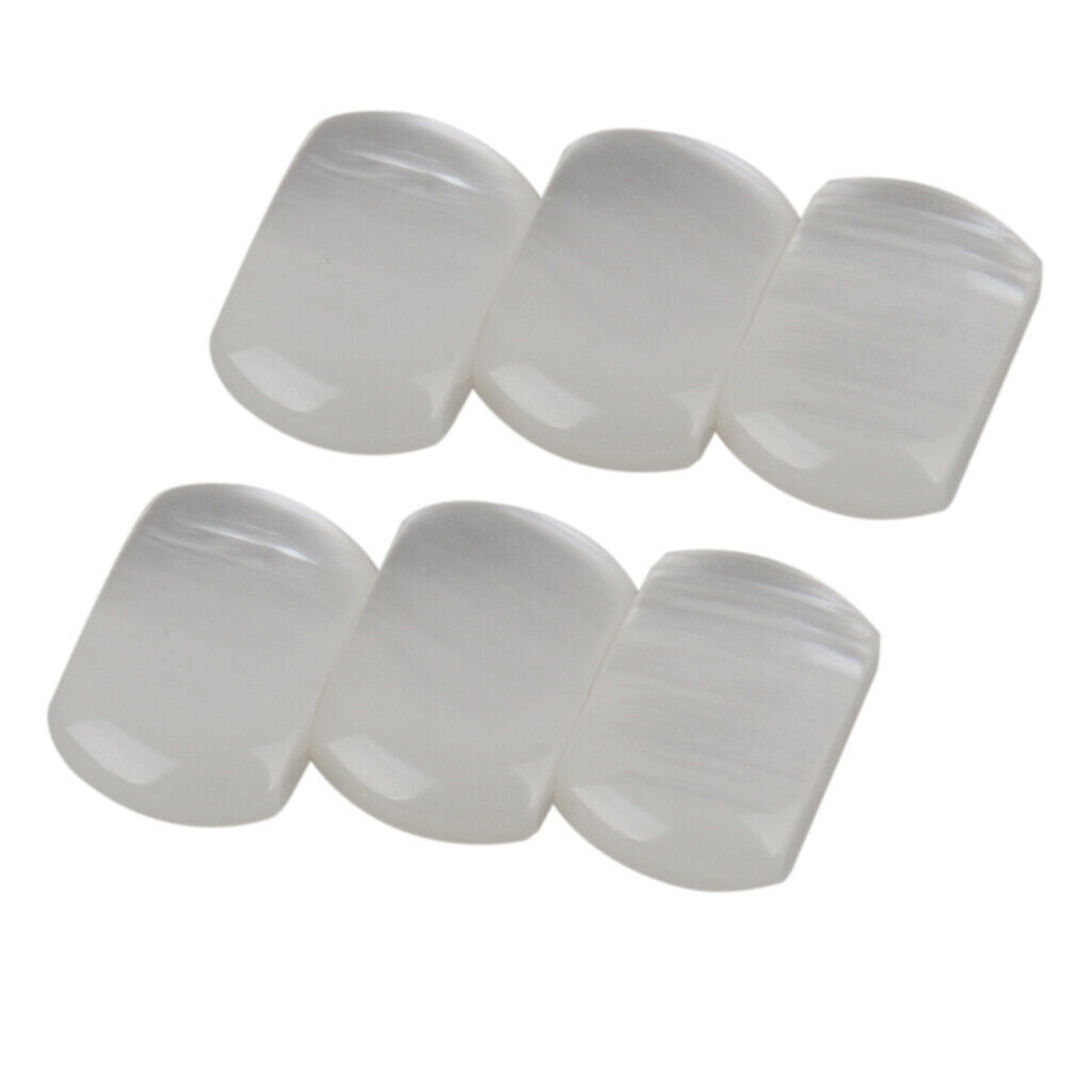 6Pcs Guitar Tuner Heads Machine Heads Acrylic Buttons
