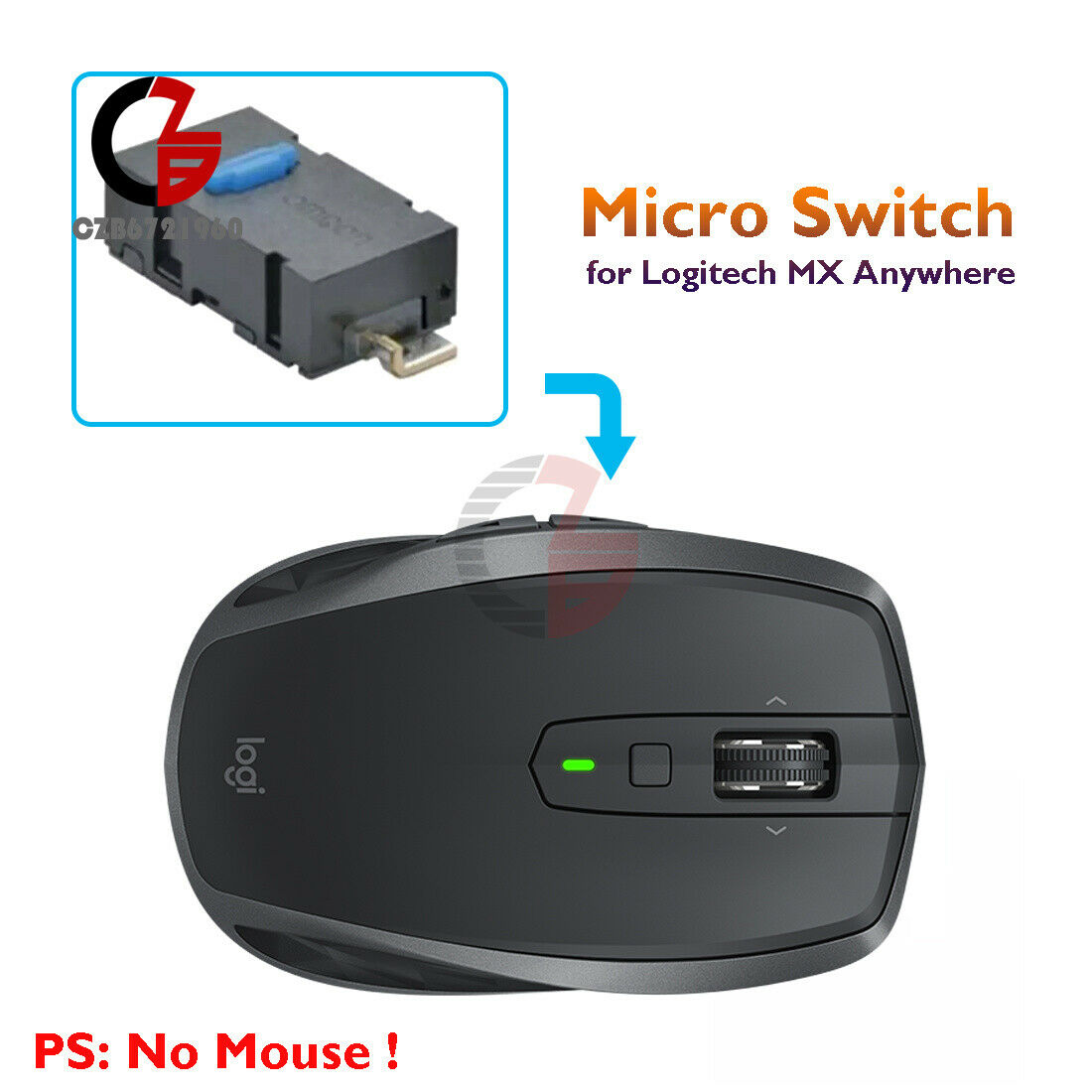 2PCS / 1 Pair M905 Omron Micro Switch for Logitech Mouse MX Anywhere