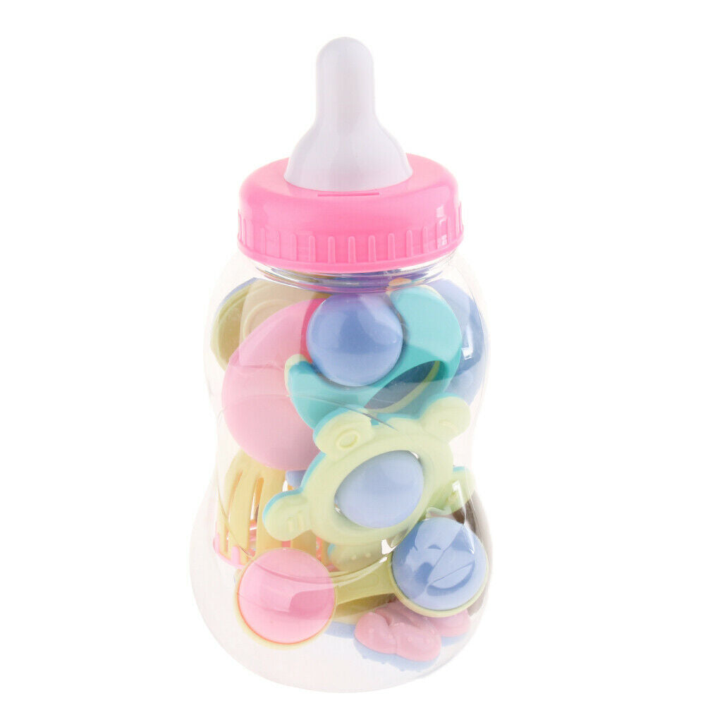 Rattle Set Of Bottle Teether Educational Toys Room Decoration