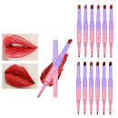 Double Head Lip Liner Waterproof Matte Longlasting Lipliner Pen Pumpkin