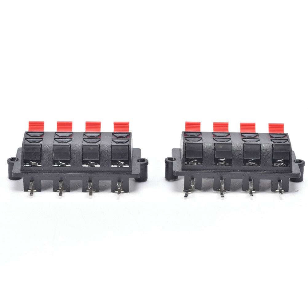 2Pcs 12 Terminal 12 Position Spring Loaded Push Speaker Socket Connector B.l8