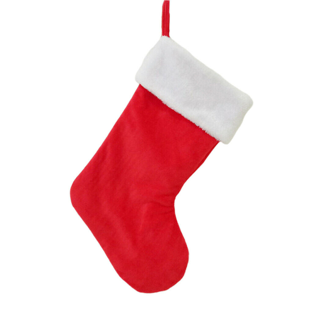 Traditional Santa Stockings   Tree Decorations Ornament Candy Gift Holder
