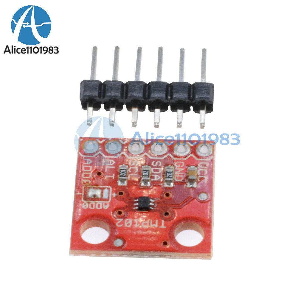 10PCS High Precision 1.5cmx1.5cm TMP102 Digital Temperature Sensor Breakout