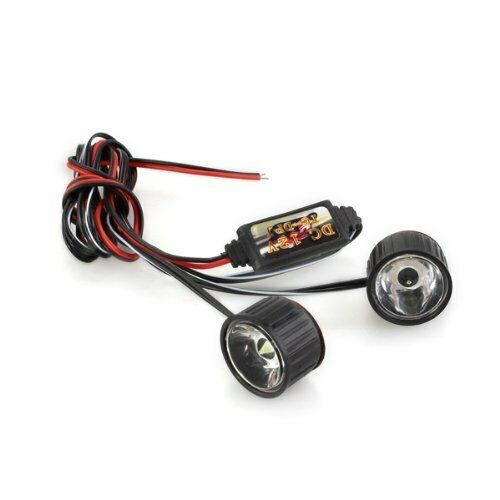 White 2 LED Flashlight Strobe warning light strobe light brake 3W L4G5G5