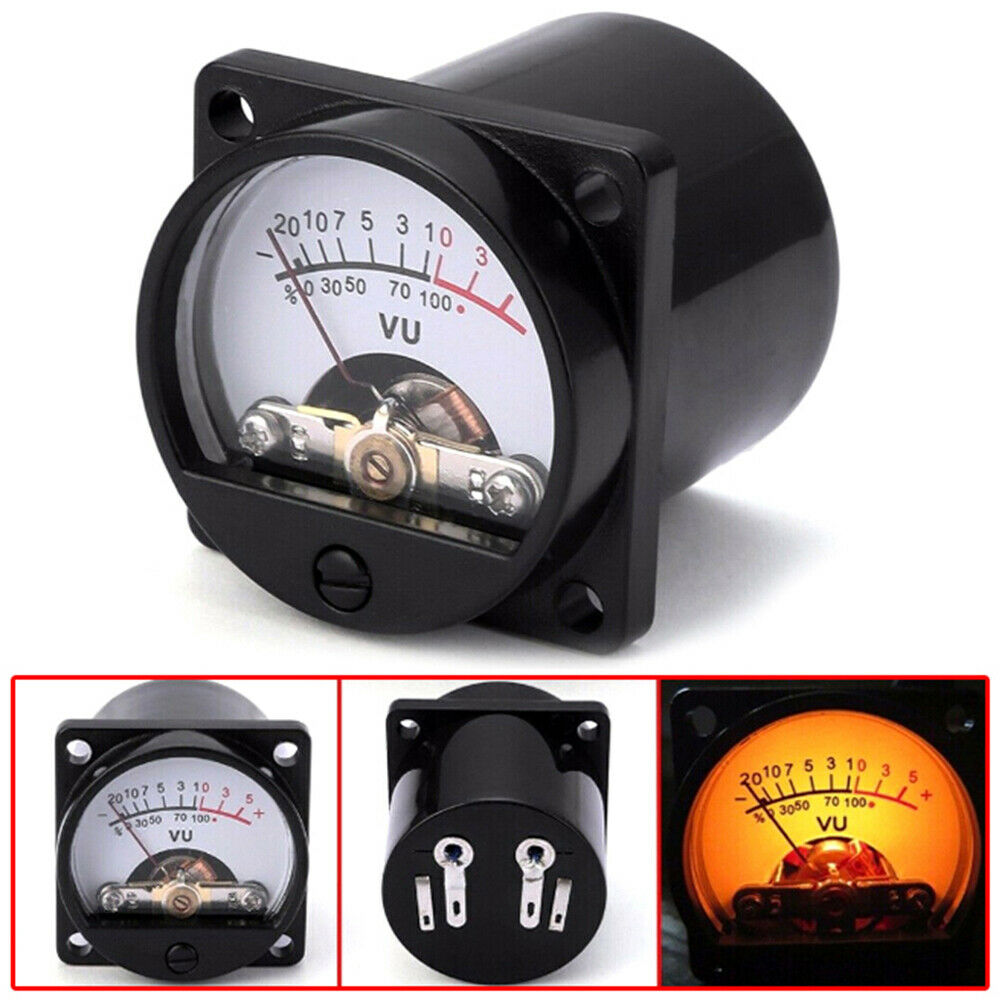 6-12V panel VU meter bulb warm back light recording audio level amp metec7B SJ