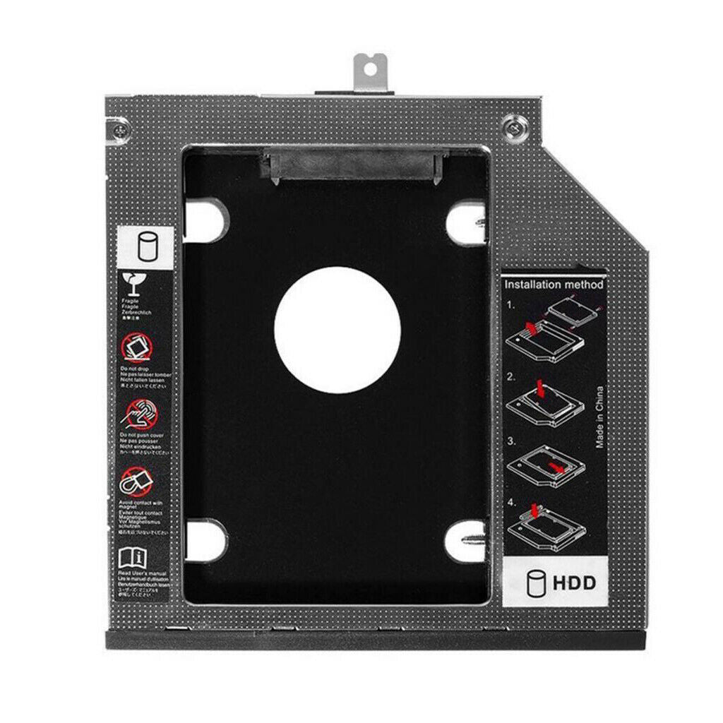 2.5" 9.5mm Hard Drive Disk Tray Caddy Universal For CD/DVD-ROM Replacement