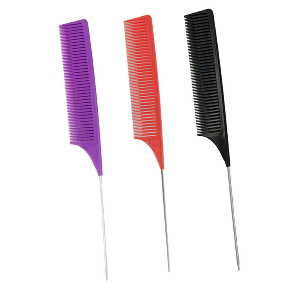 Fine-tooth Weaving Highlighting Foiling Hair Combs Salon Styling Dyeing Comb