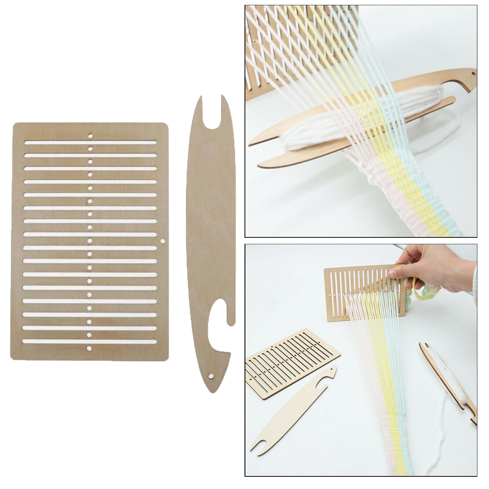 Weaving Looms Kit Shuttle Multipurpose Tapestry Lab Machine Knitting Tools
