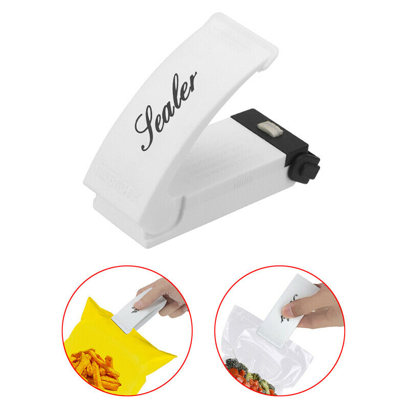Mini Sealing Machine Portable Heat Sealer Hand Press Food Sealer Plast.l8