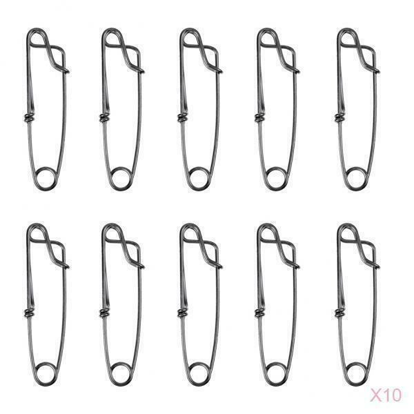 100x Long Line Snap Clips Branch Hanger Snap Float Line Fishing Connectors