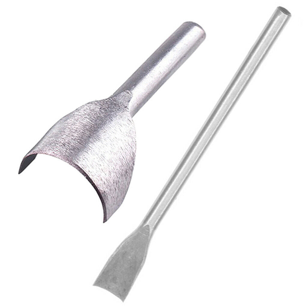 2 Pcs DIY Belt Leather Craft Quarter Round 1/4 Round Cutter Punch Tool Steel