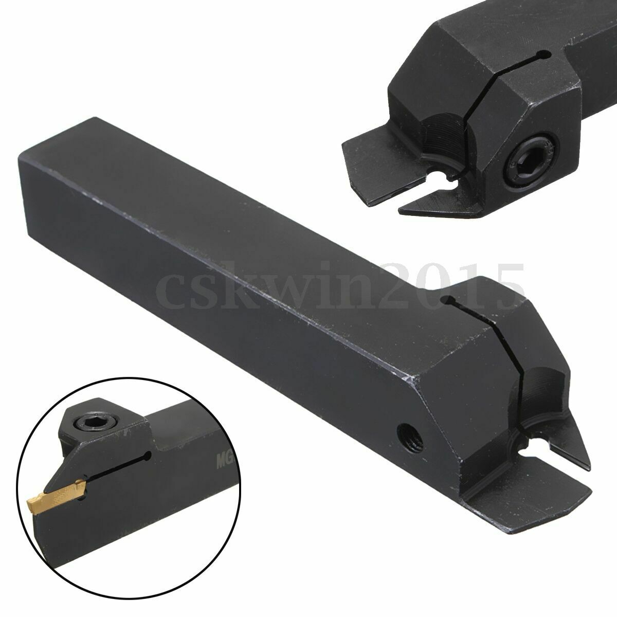 10pcs MGMN200 2mm Carbide Inserts + MGEHR2020-2 CNC Grooving Cut-Off`Tool Holder