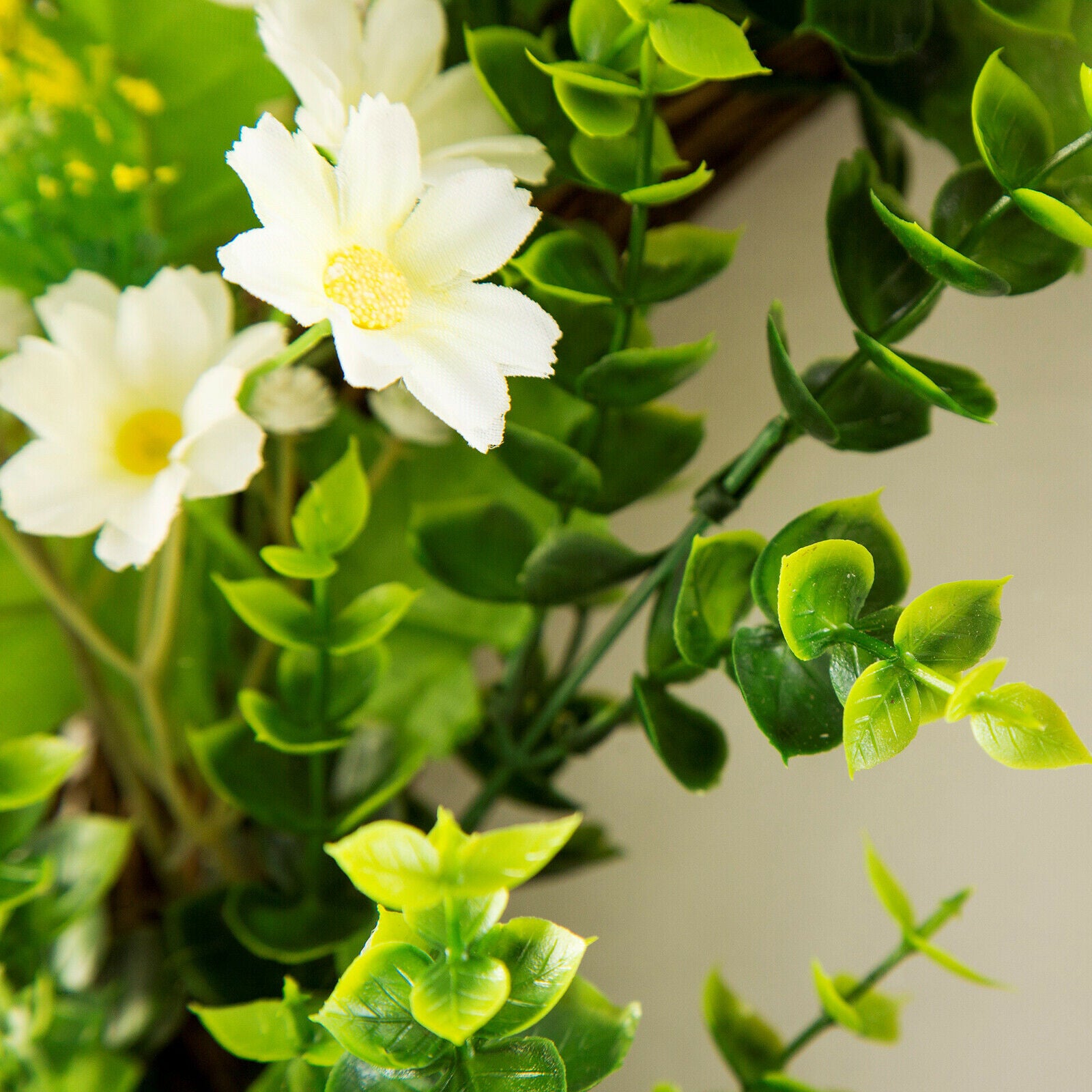 Artificial Eucalyptus and Small Fresh Decorative Flower Crown