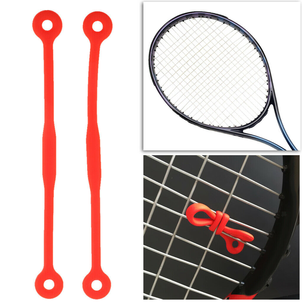Tennis Squash Racket Vibration Dampeners, Red