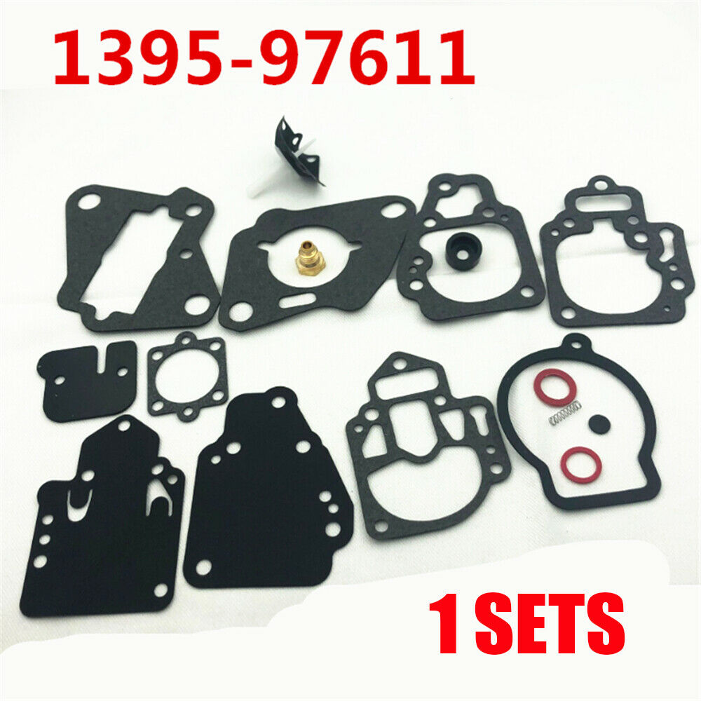For Mercury 6-25hp 2cyl Carburettor Gasket Kit Replace Part# 1395-97611
