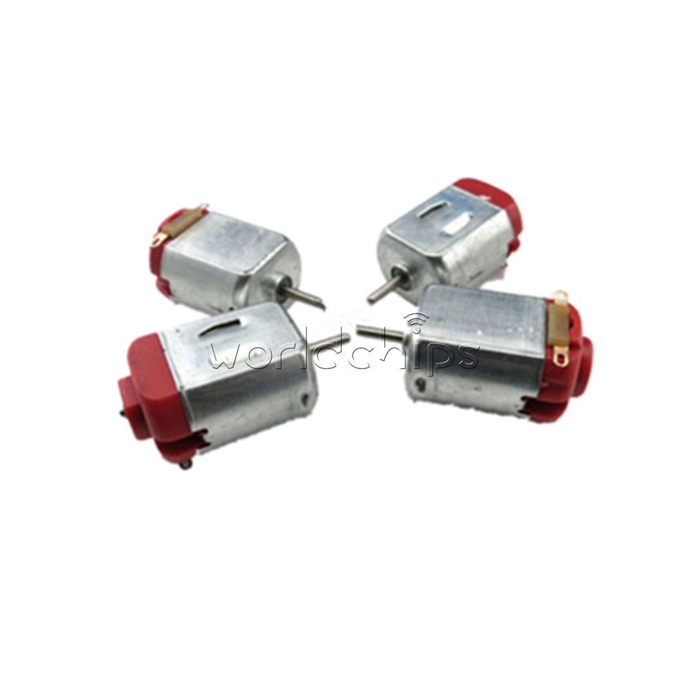 10PCS 3-6V DC 0.35-0.4A R130 motor Type 130 Hobby micro motors 8000 RPM