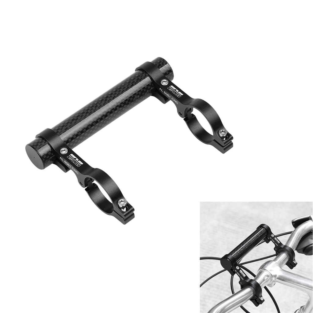 Bike Handlebar Extender Dual Clamp Bracket Mountain Road Bicycle Cycling Riding