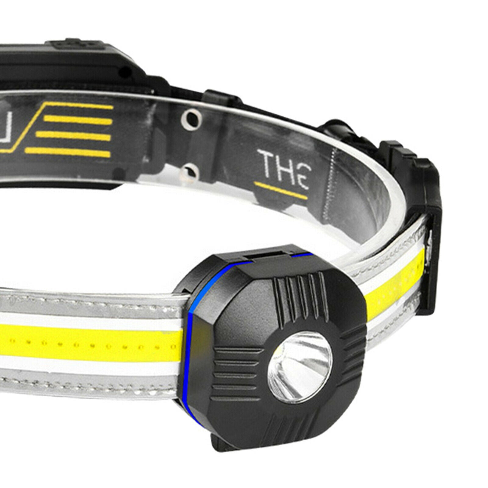 Outdoor COB LED Headlamp Headlight USB Charging Flashlight Waterproof Light