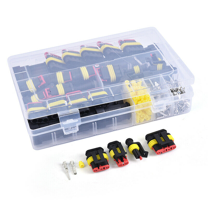 352pcs HID Waterproof Connectors 1/2/3/4 Pin 26 Sets Car Electrical Wire  PY1