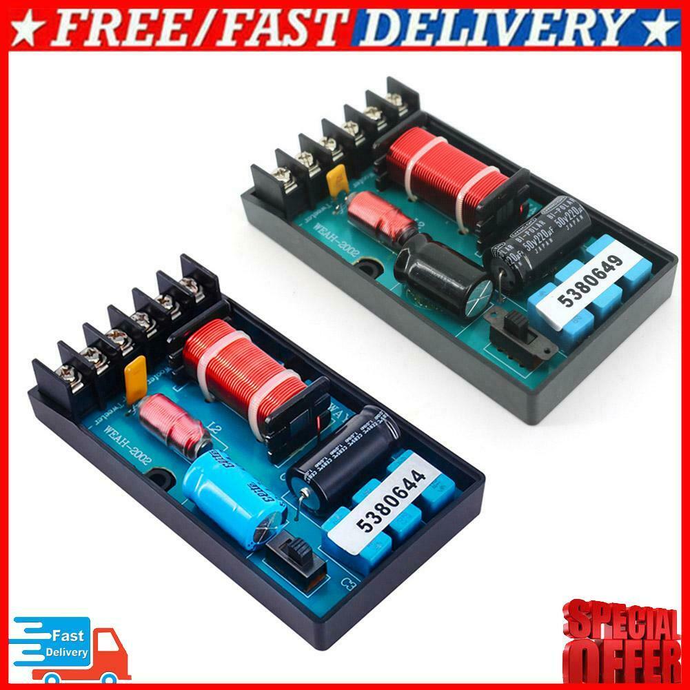 120W Speaker Frequency Divider 2 Way Car Vehicle Audio Speakers Crossover Filter