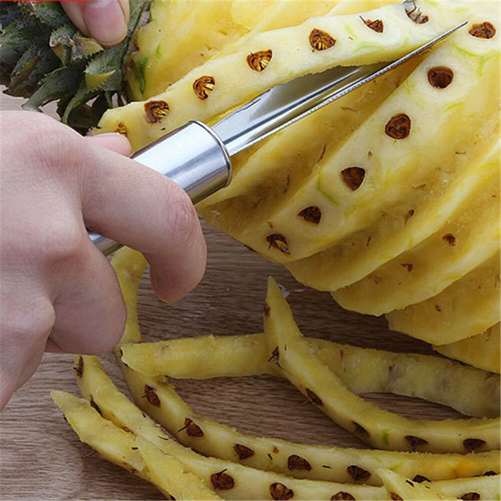 Stainless Steel Fruit Pine  Peeler  Cutter Kitchen Tools Pine  Slic.l8