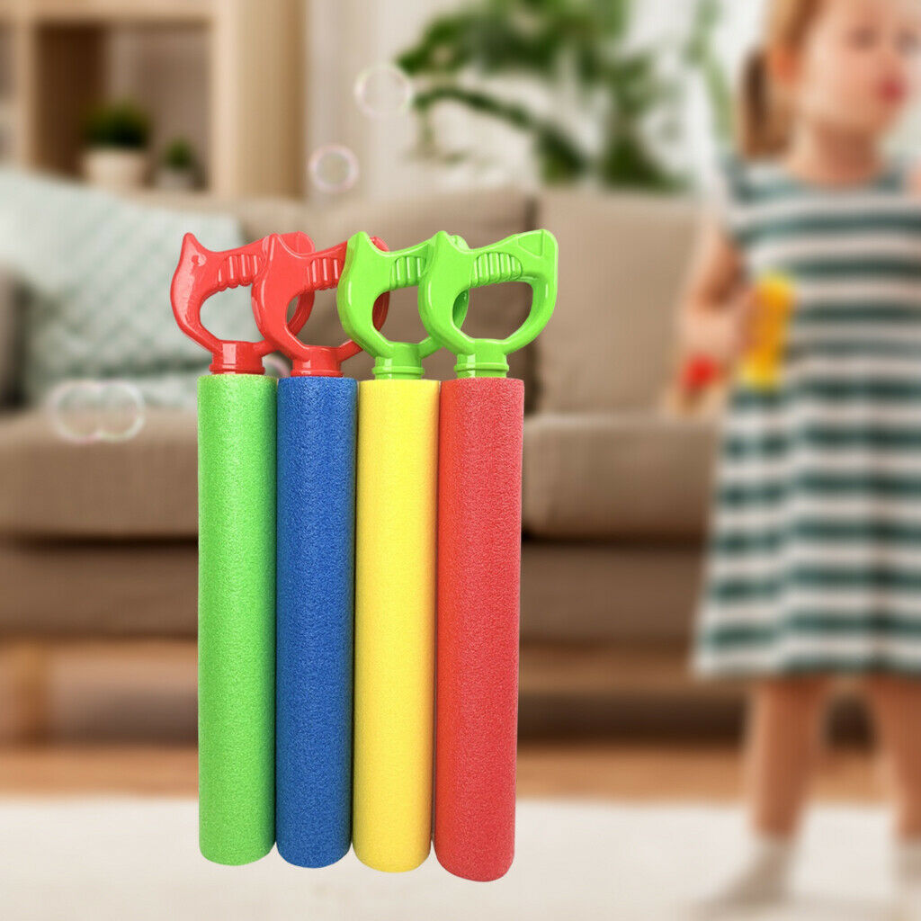 4/Set Foam Water Guns Pool Garden Backyard Water Play Sand Toys for Toddlers