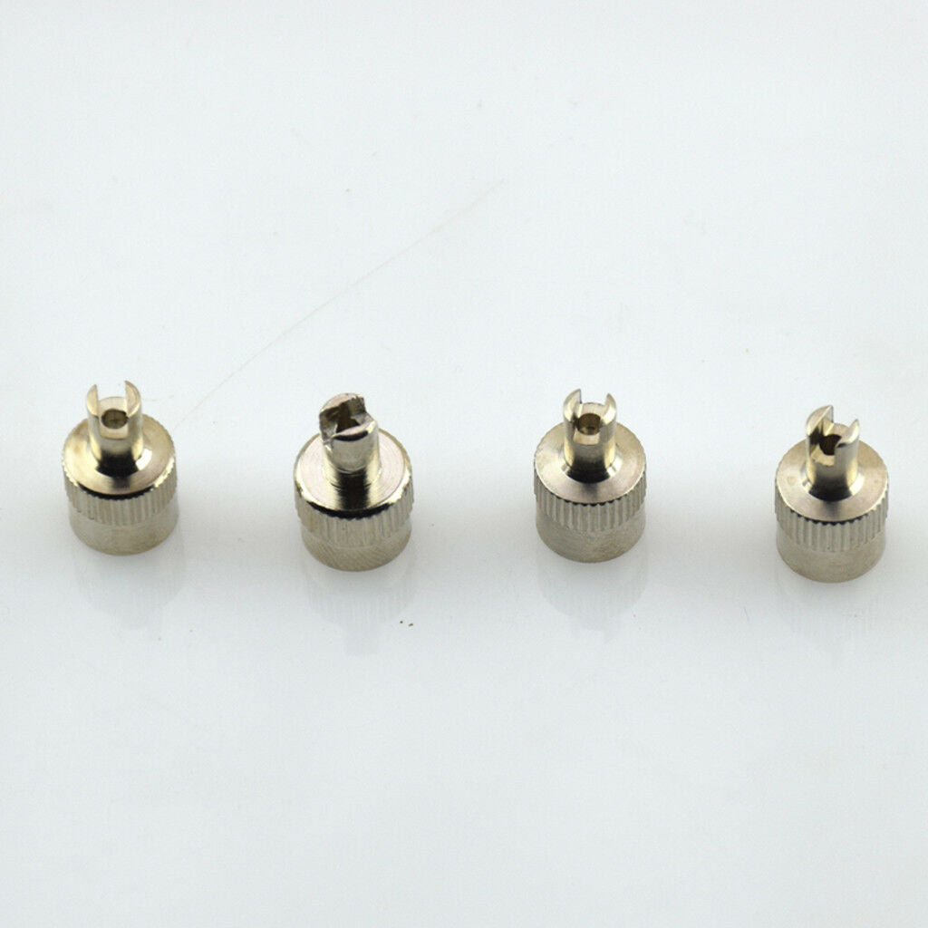 8Pcs Car Motorcyle Wheel Tire Stem Air Valve Caps Dust Cover w/ Remover Tool