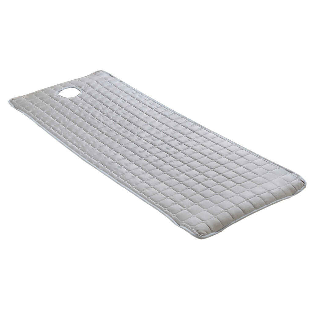 Cosmetic Massage Table Pad Cover Thicken Spa Bed Cover Mattress 71x24" Gray