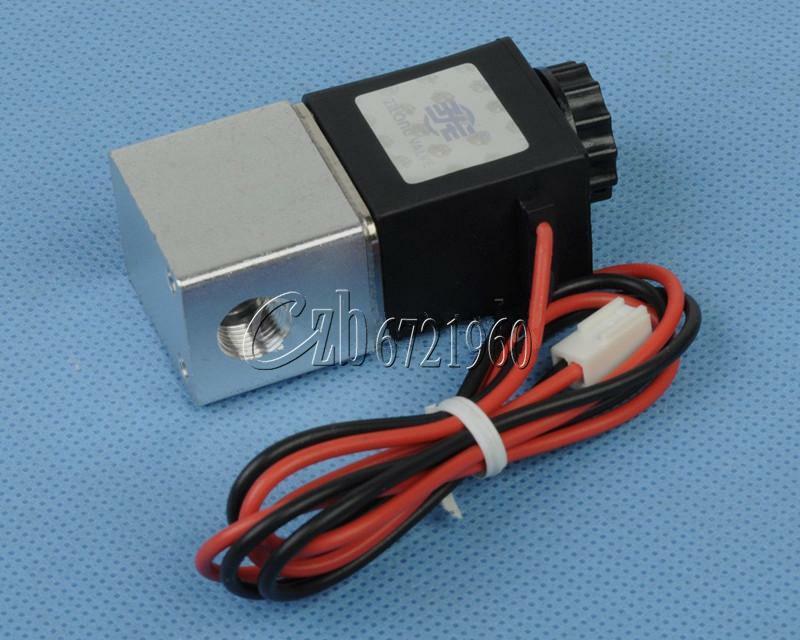 12V DC 1/8" Plastic Electric Solenoid Gas Water Air Valve Normally Closed N/C