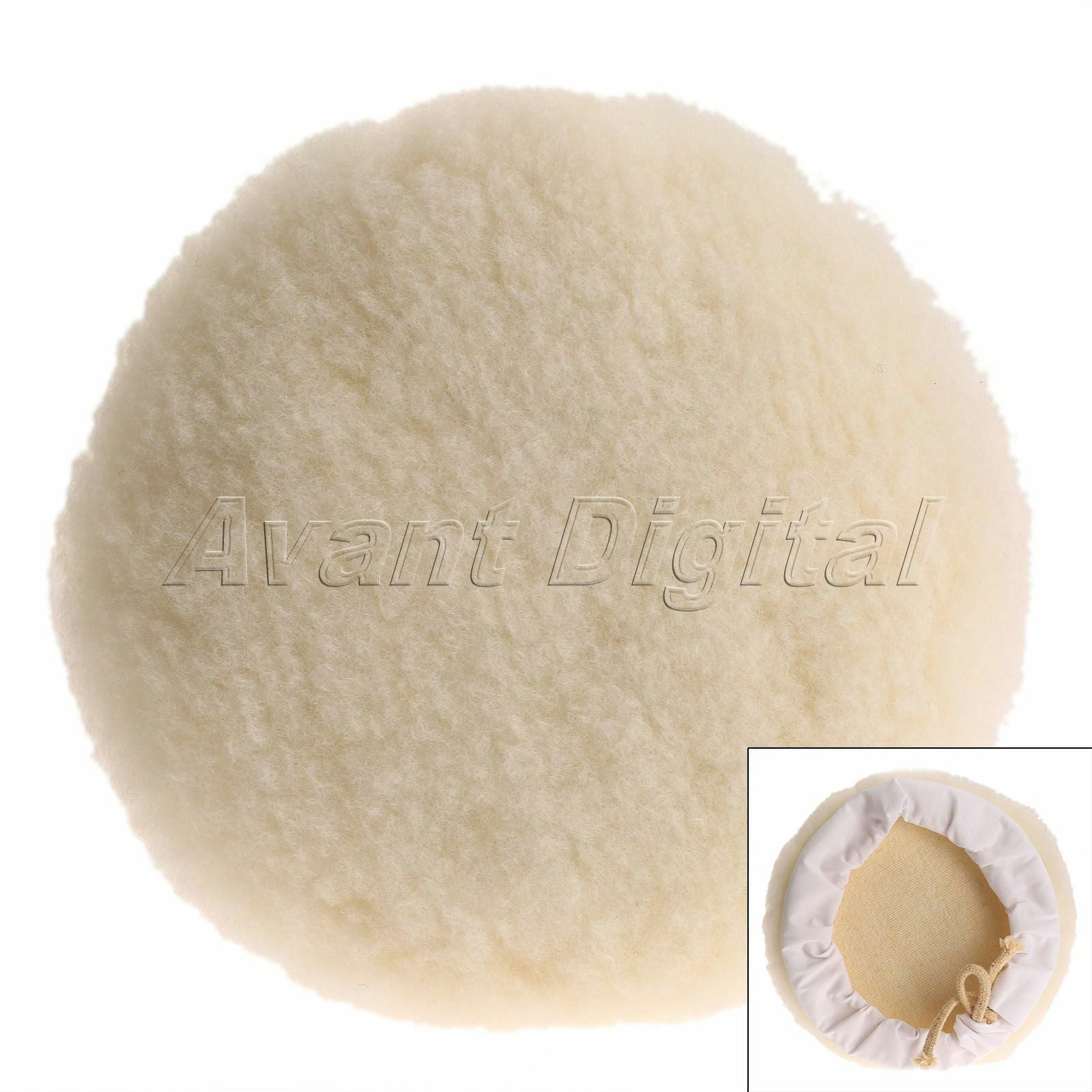 7 inch Wool Lacing Polishers Polishing Buffing Pad Bonnet for Car Glass Cleaning