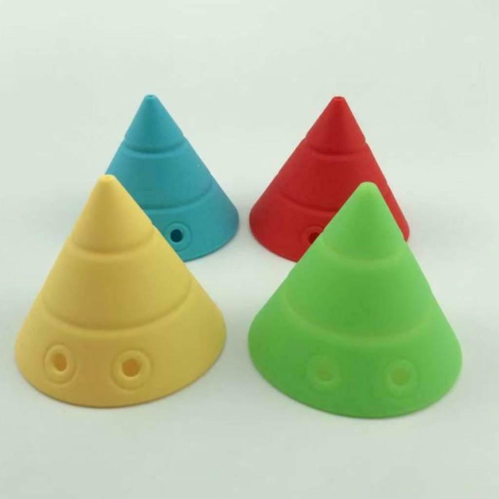 Soft Stacking Nesting & Block Convertible Cone Building Tower Squeeze Toys