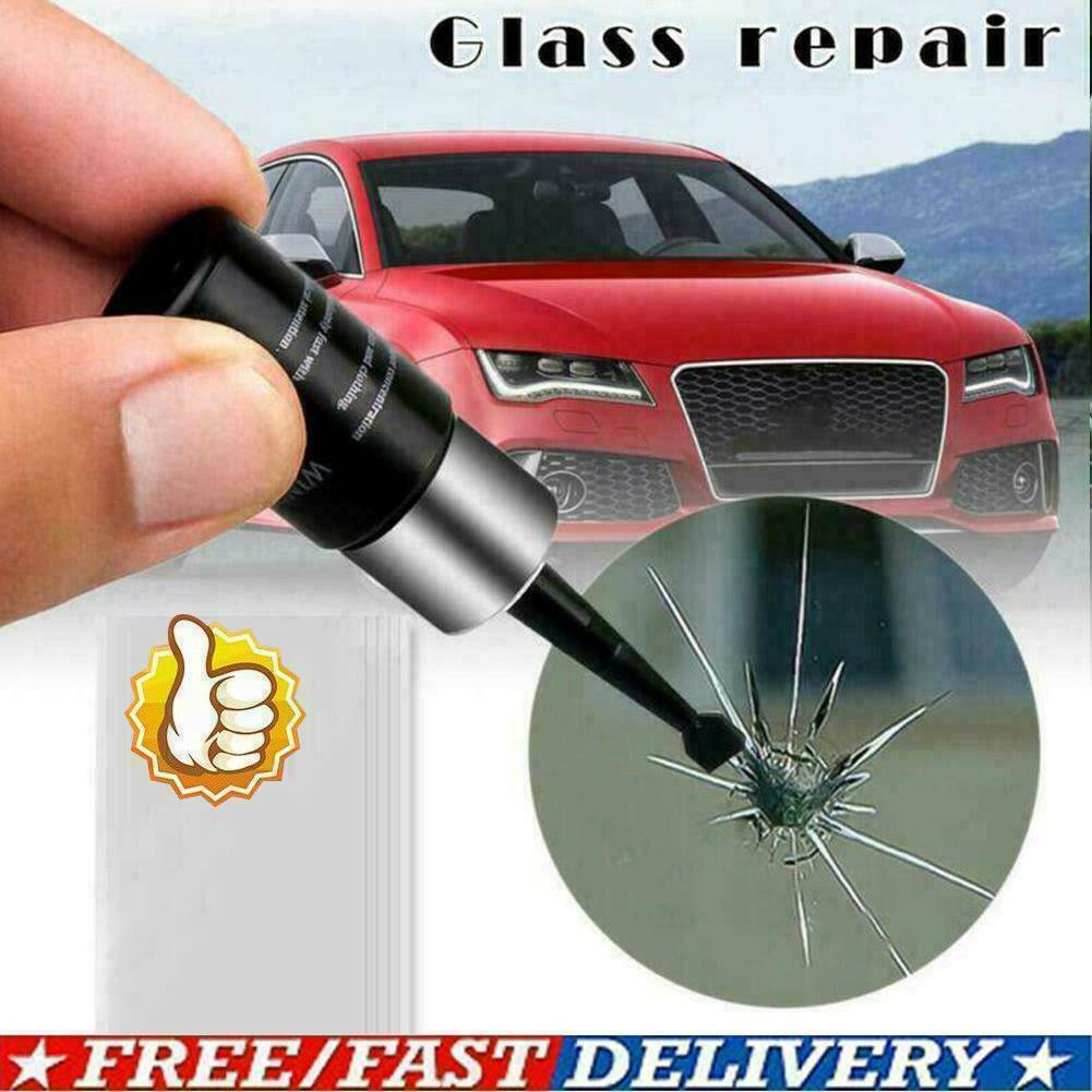 2 Sets Automotive Glass Nano Repair Fluid Repair Tool AU