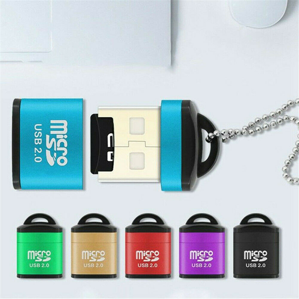 US Memory Card Reader To USB 2.0 - Adapter for Micro SD SDXC SDHC TF Memory Card