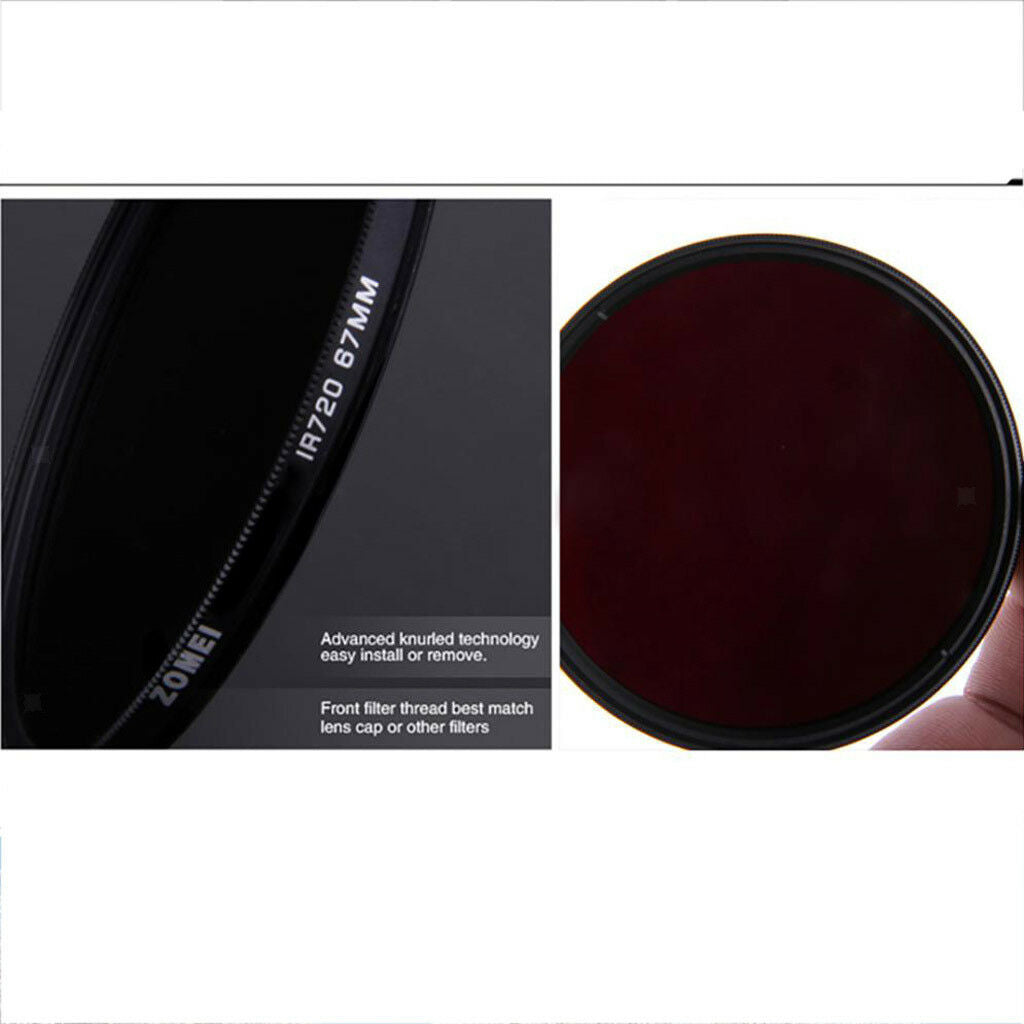 37mm Infrared Filter IR 720nm Wavelength Filter for   Canon DSLR Cameras