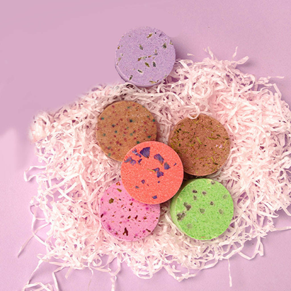 6Packs Aromatherapy Shower Steamers Home SPA Relaxation with Essential Oils