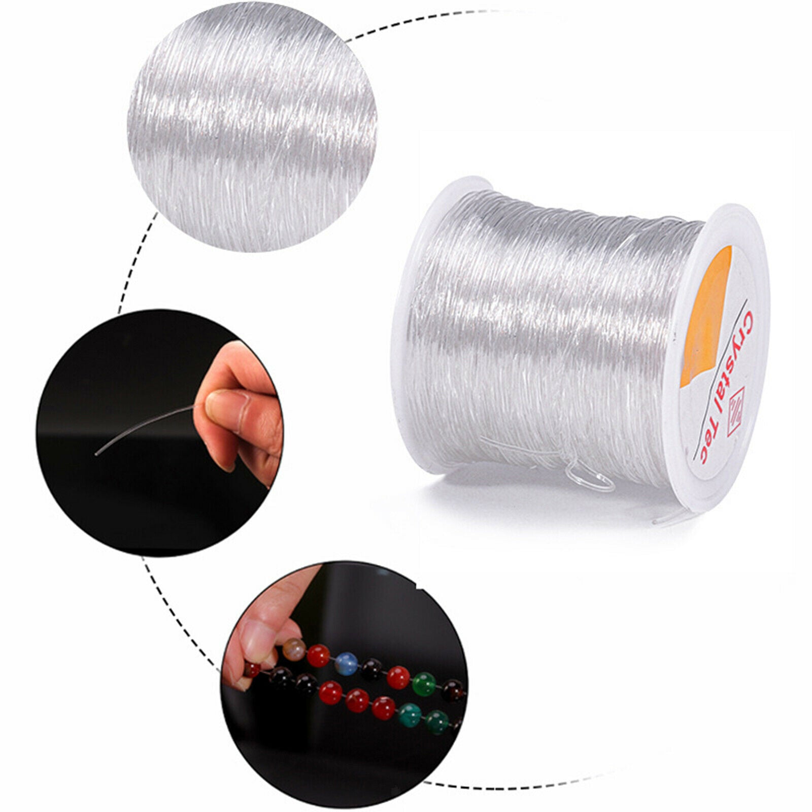 Elastic Stretchy Beading Thread Cord Bracelet String Jewelry 1.5mm 55m