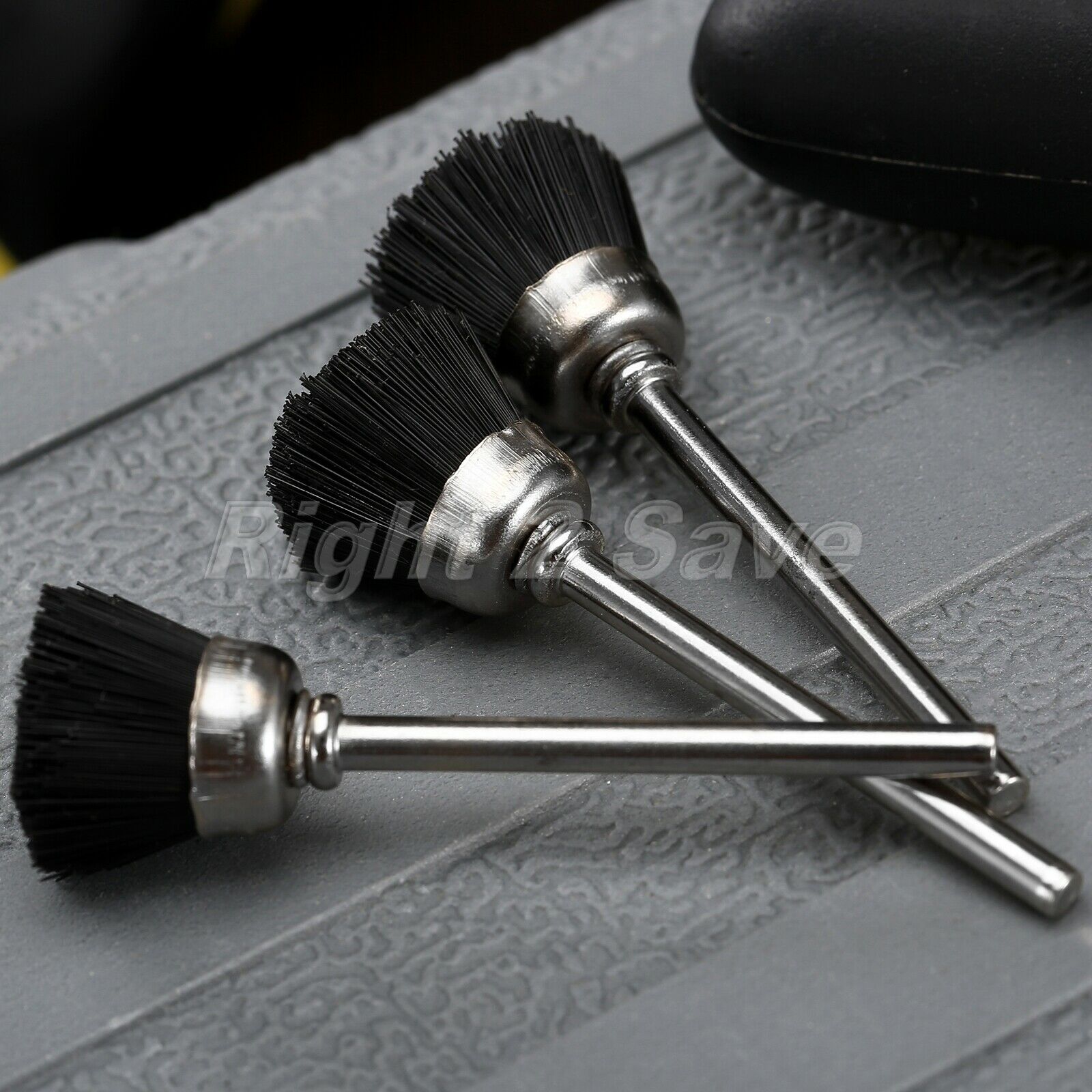 5Pcs Nylon Cup Polishing Wire Wheel Brush Grinding Burr Rust Removal Rotary Tool