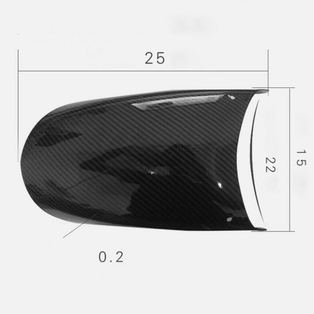 Carbon Fiber Motorcycle Front Fender Extension Extender - Universal Motorbike