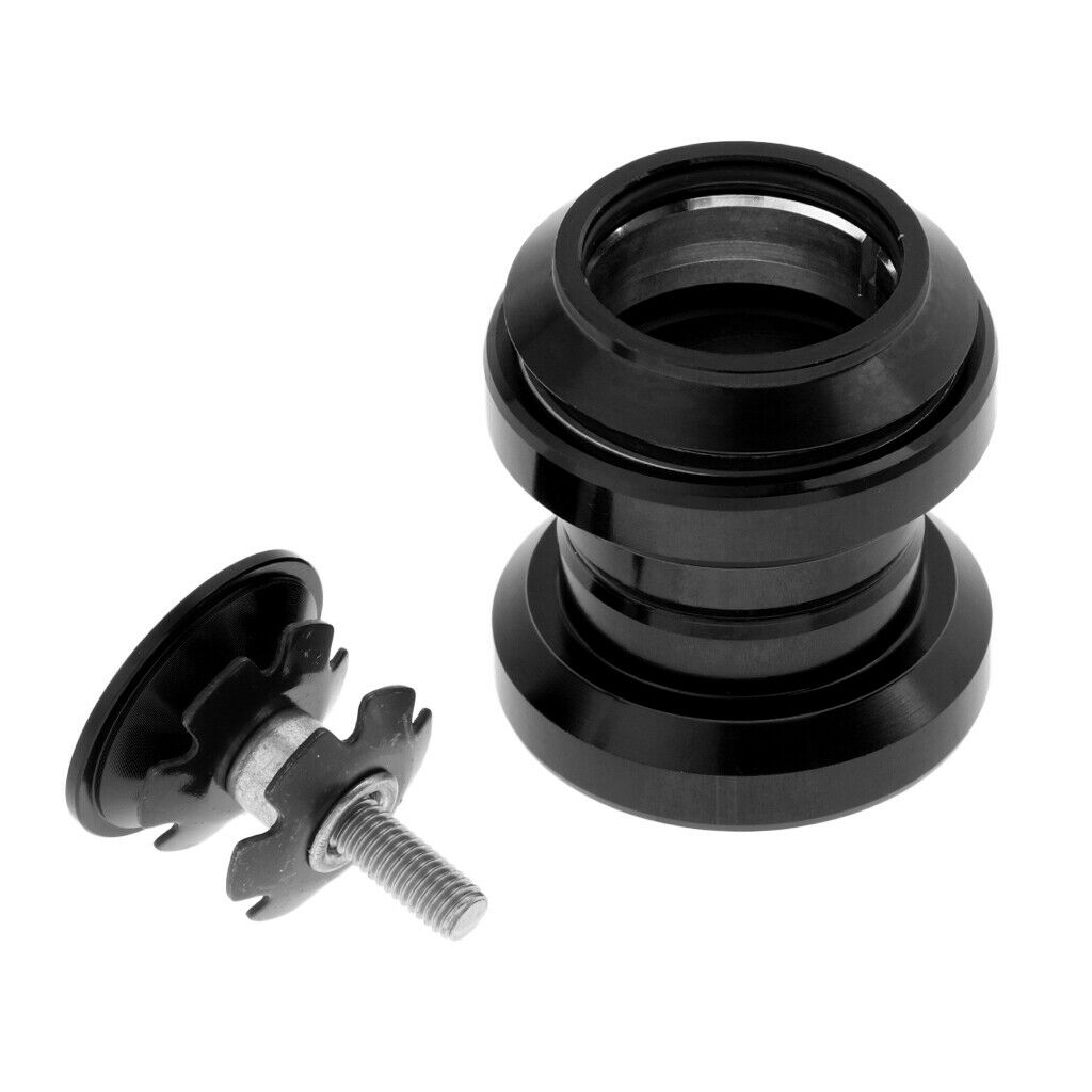 2x 1-1/8inch Headset Bicycle Ball Headset Cycling Bike Accessories Black