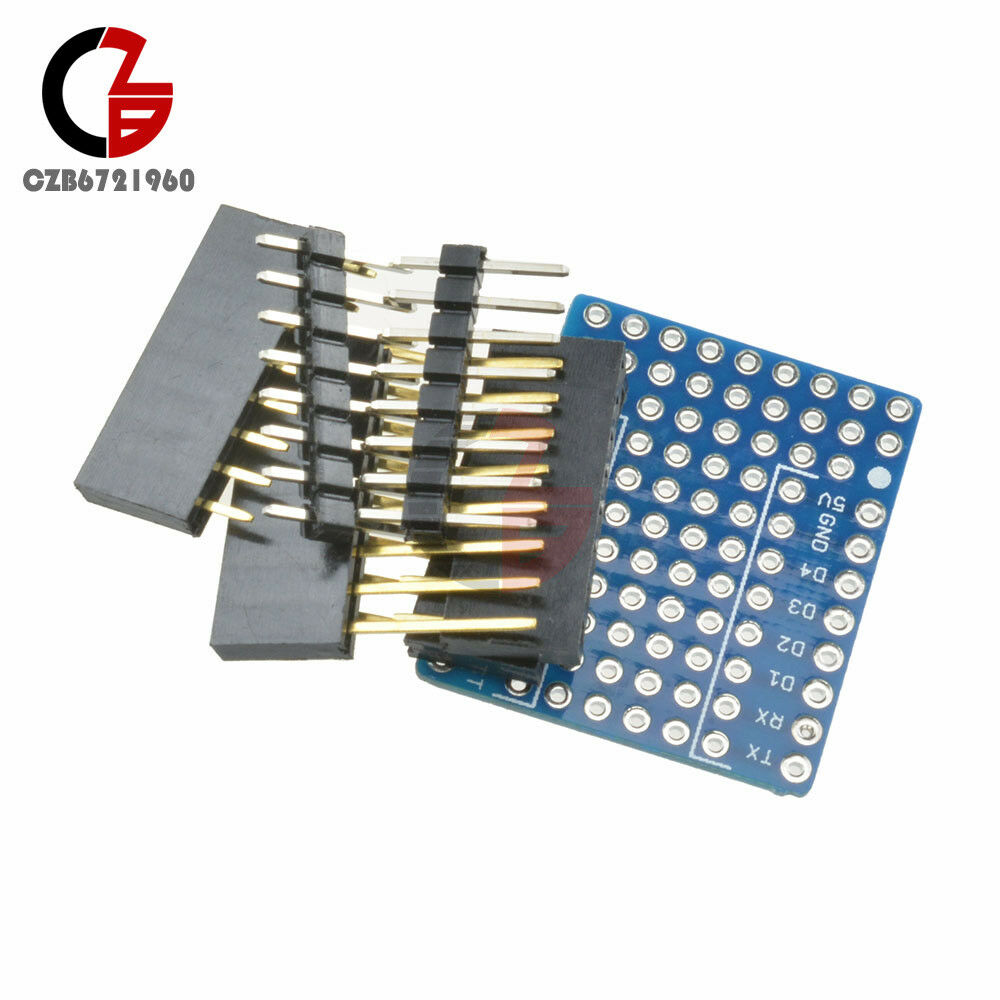 WeMos D1 Mini Prototype Board Proto Shield Double Sided Perf Board for Arduino