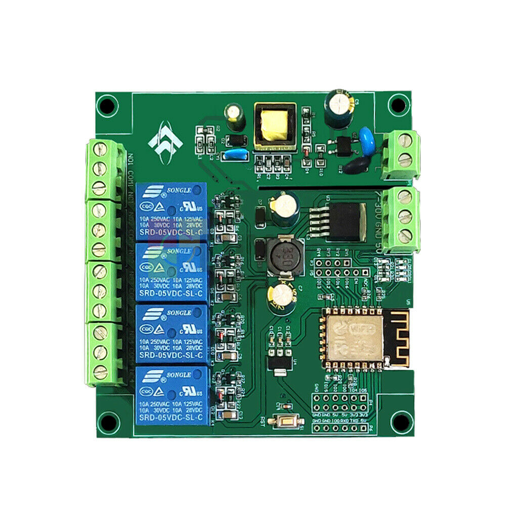 4 Channels Relay Module AC/DC ESP8266 WIFI ESP-12F Development Board
