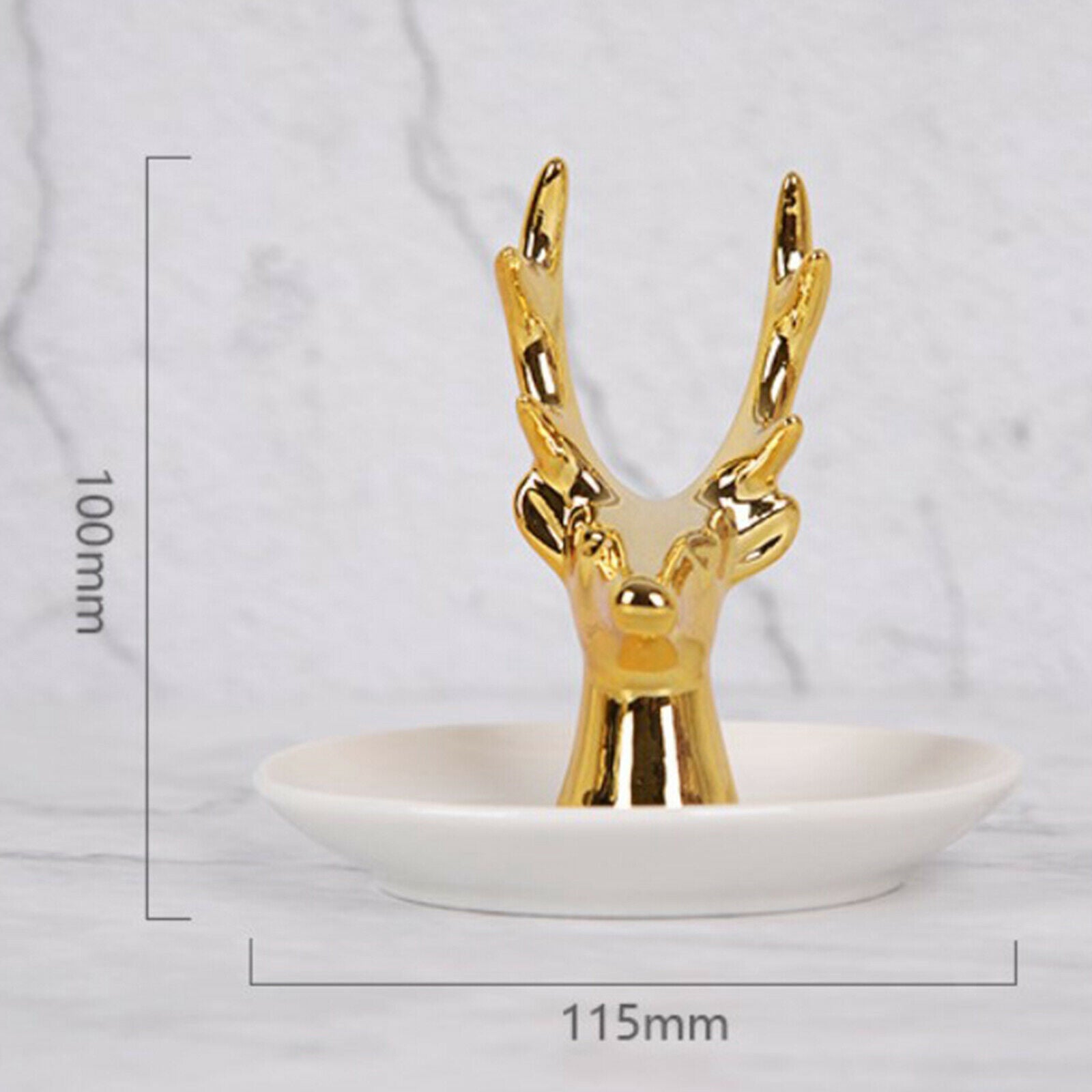 Handmade Deer Jewelry Display Stand Tray Necklace Bracelets Holder Show Rack