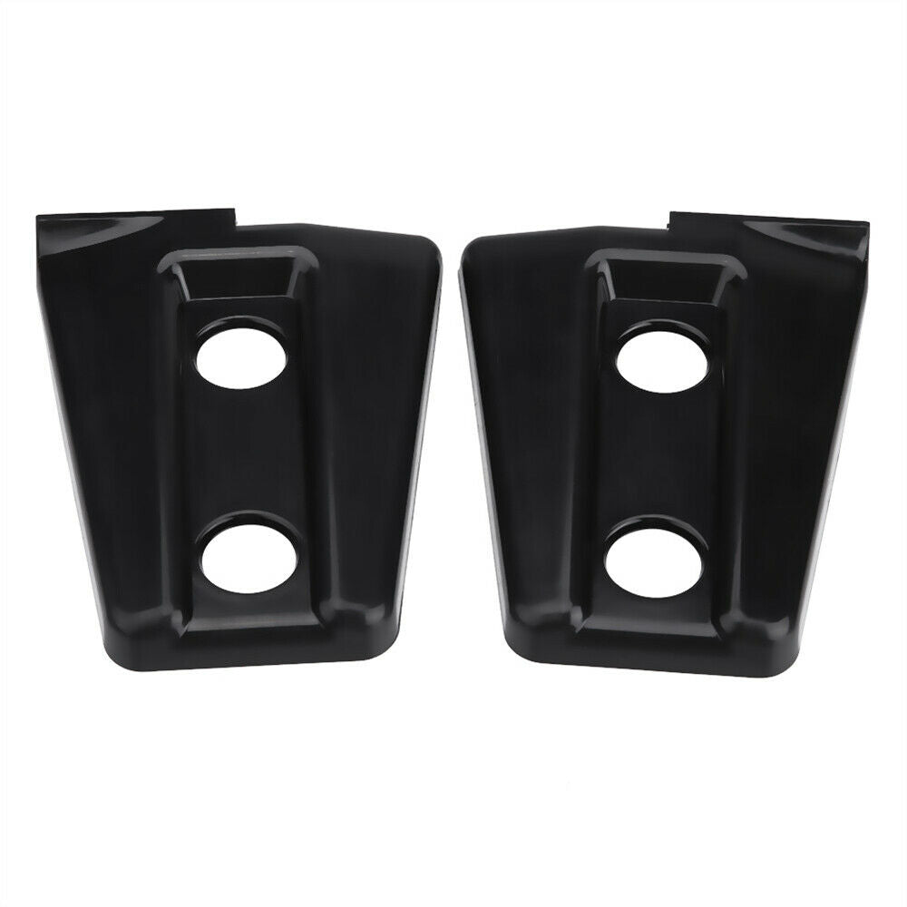 Black Car Door Hinge Panel Protector Cover Trim For Jeep Wrangler JK J2007-2018
