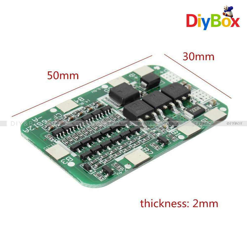 6S 15A Li-ion Lithium Battery Cells BMS Protection PCB Board For 6 Packs