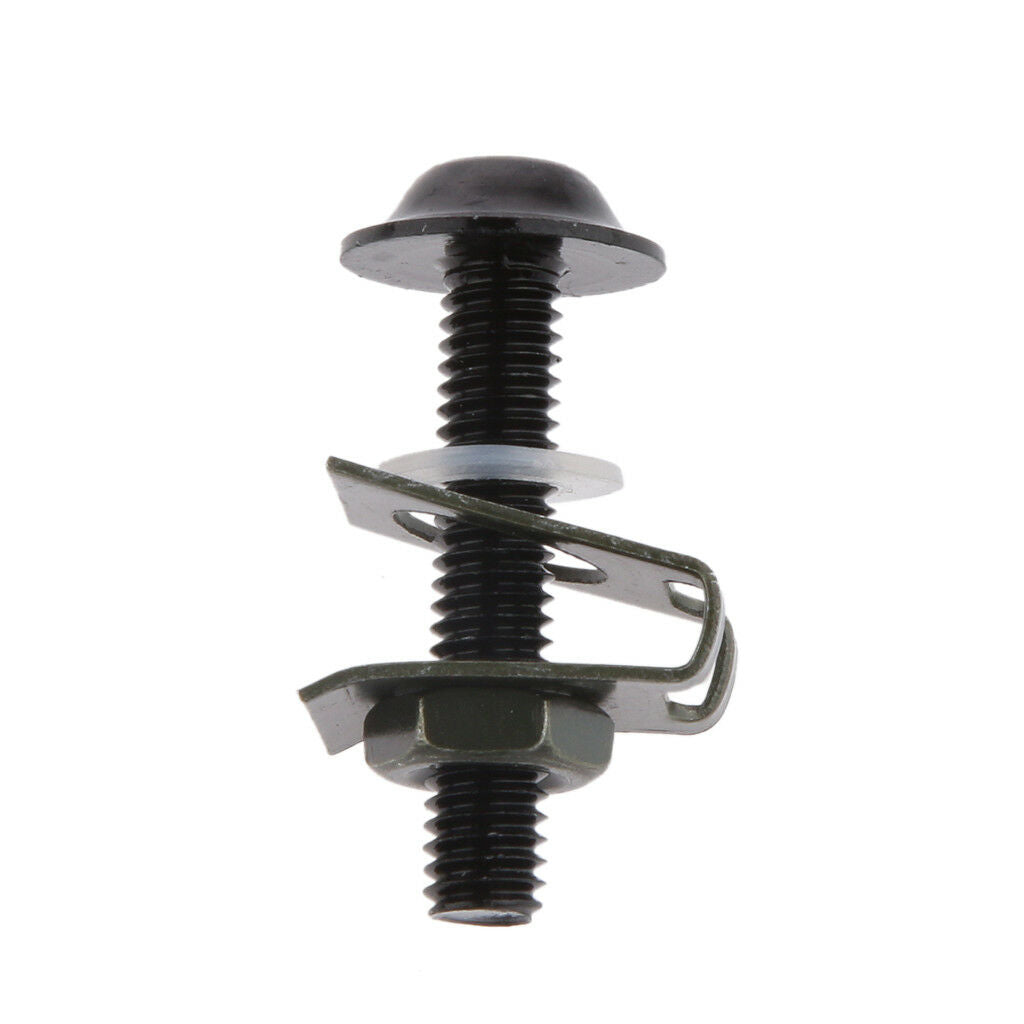 20PCS Motor Body CNC M6 Fairing Bolts Fastener Clips Washes Screw Nut Black