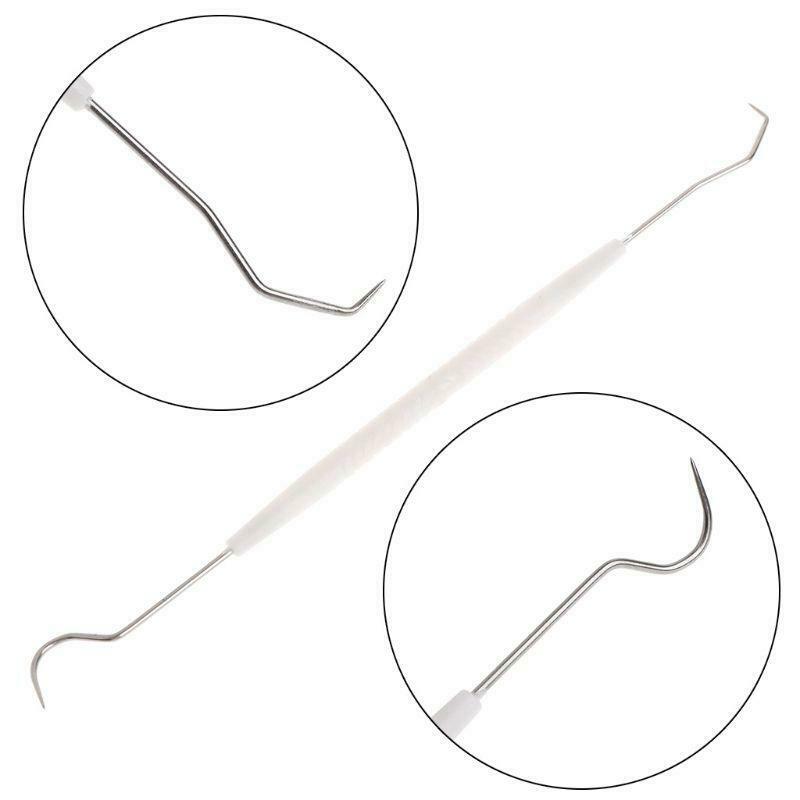 Ant Equipment Cleaner Remover Cleaning Hook Double Head Tools Test Tube Steel