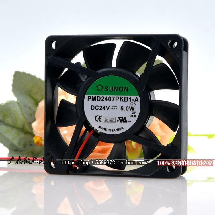 For Sunon PMD2407PKB1-A fan 70*70*20mm 2pin 24V 5.0W